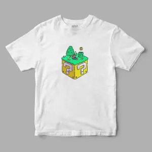 Super Mario Minimal Baskılı Tişört