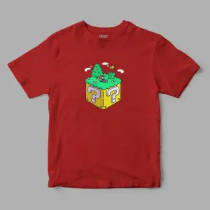 Super Mario Minimal Baskılı Tişört