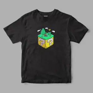 Super Mario Minimal Baskılı Tişört