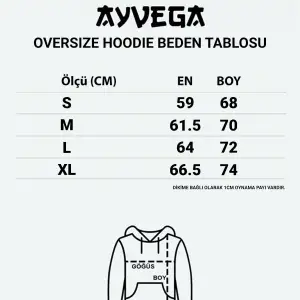 Survive Siyah Oversize Unisex Kapüşonlu Sweatshirt Hoodie