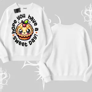 Sweet Day Cupcake Baskılı Biskilet Sweatshirt