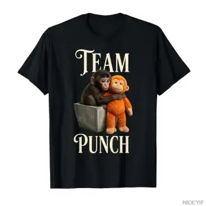 Takım Punch Japonya Bebek Maymun Yumruk T-shirt Erkekler Kadınlar Için % 100% Pamuk T Shirt K