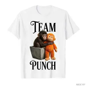 Takım Punch Japonya Bebek Maymun Yumruk T-shirt Erkekler Kadınlar Için % 100% Pamuk T Shirt K