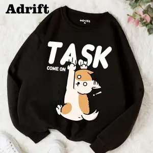 Task Come On Y2k Harajuka Style Sokak Trend Tasarım Harajuku/gotik Beyaz