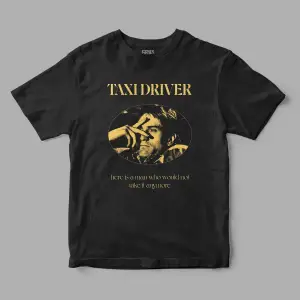 Taxi Driver Retro Baskılı Tişört