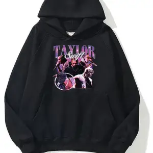 Taylor Swift Kanye West Baskılı sweatshirt oversize gri