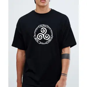 Teen Wolf Alpha Beta Omega Oversize Tişört