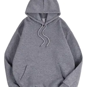 Temel Kışlık Kadın Düz Renk Kapüşonlu Sweatshirtler Esnek Polar Rahat Sweatshirtler Bol Cepli