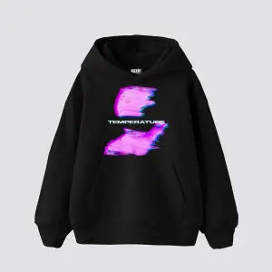 Temperature Baskılı Oversize Unisex Beyaz