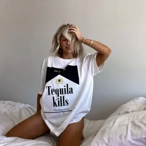 Tequila kills özel tasarım kadın oversize t-shirt