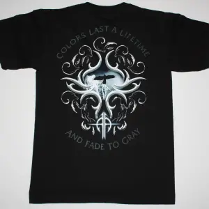 THE 69 EYES LOGO NEW BLACK T-SHIRT ÖN VE ARAKA BASKILI
