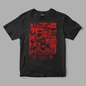 The Batman Comic Page Baskılı Tişört