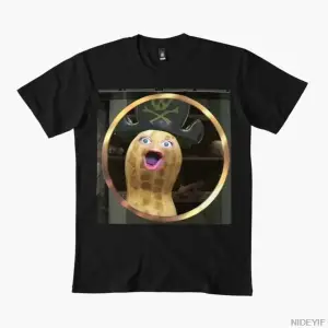 The Burnt Peanut Erkek Kadın Tişörtü %100 Pamuklu Tişörtler Kısa Kollu Üstler 1215-2