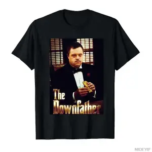 The Downfathe Meme T-shirt Erkekler Kadınlar Için % 100% Pamuklu Tişörtler Kısa Kollu Üstler