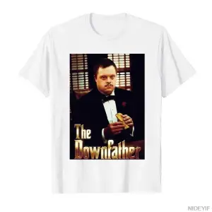 The Downfathe Meme T-shirt Erkekler Kadınlar Için % 100% Pamuklu Tişörtler Kısa Kollu Üstler