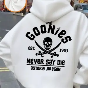 The Goonies İskelet Baskı Kapüşonlular Kadın Rahat Cep Kazak Kış Polar Sıcak Kazak Temelleri