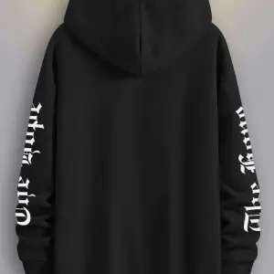 The Hope Renkli Baskılı Oversize Kapüşonlu Sweatshirt Beyaz