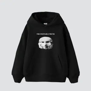 The Ineffable Truth Baskılı Oversize Unisex Premium Beyaz