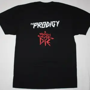 THE OFFSPRING WHITE SKULL LOGO NEW BLACK T-SHIRT ÖN VE ARAKA BASKILI