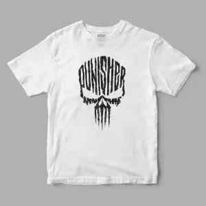 The Punisher  Skull  Kurukafa Baskılı Tişört
