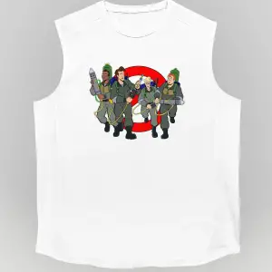 The Real Ghostbusters Hayalet Avcıları Beyaz Unisex Tişört T-Shirt