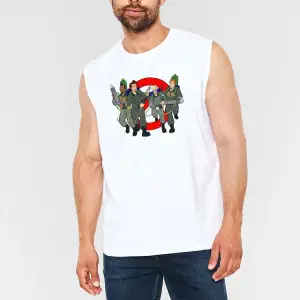 The Real Ghostbusters Hayalet Avcıları Beyaz Unisex Tişört T-Shirt