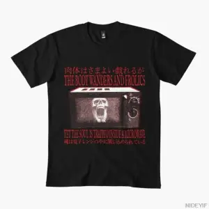 The Soul, Trapped inside a Microwave Erkek Kadın Tişörtü %100 Pamuklu Tişörtler Kısa Kollu Üs