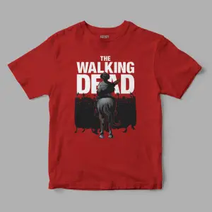 The Walking Dead Rick Grimes Baskılı Tişört