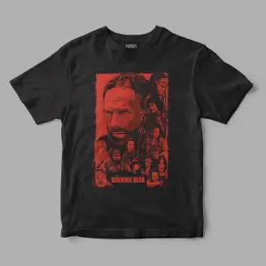 The Walking Dead Rick Grimes Baskılı Tişört
