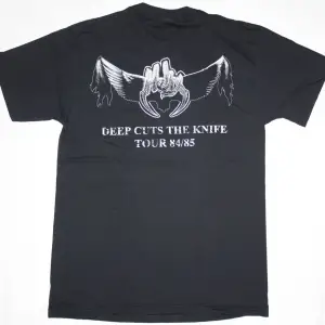 THERION LOGO NEW BLACK T-SHIRT ÖN VE ARAKA BASKILI