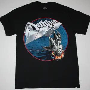 THIN LIZZY CHINATOWN 80 NEW BLACK T-SHIRT ÖN VE ARAKA BASKILI
