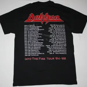 THIN LIZZY CHINATOWN 80 NEW BLACK T-SHIRT ÖN VE ARAKA BASKILI