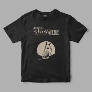Tim Burtons Frankenweenie Baskılı Tişört
