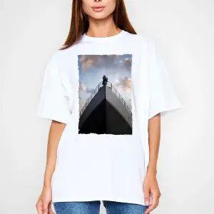 Titanik Beyaz Unisex Tişört T-Shirt