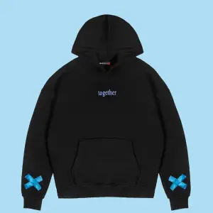 Together Baskılı Oversize Unisex Beyaz