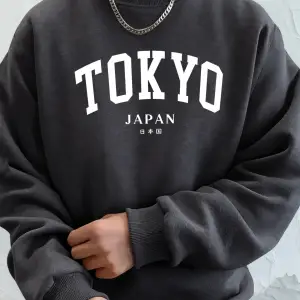 Tokyo Japonya Mektup Baskılı Kapüşonlu Üstler Erkek Yumuşak Moda Giysileri Spor Polar Sokak G