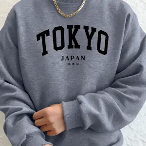 Tokyo Japonya Mektup Baskılı Kapüşonlu Üstler Erkek Yumuşak Moda Giysileri Spor Polar Sokak G