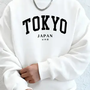 Tokyo Japonya Mektup Baskılı Kapüşonlu Üstler Erkek Yumuşak Moda Giysileri Spor Polar Sokak G