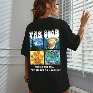 TOM & JERRY X Sloganlı ve Karikatür Grafikli Düşük Omuzlu Oversize Tişört