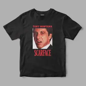 Tony Montana Scarface Baskılı Tişört