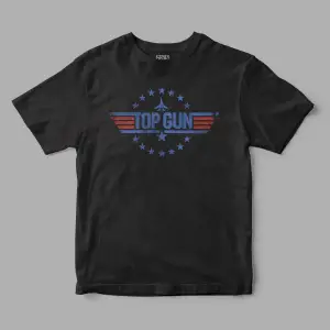 Top Gun Baskılı Tişört