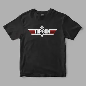 Top Gun Baskılı Tişört