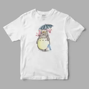 Totoro Anime Manga Baskılı Tişört