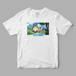 Totoro Anime Özel tasarım Baskılı Tişört