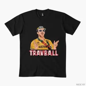 Travball Travis Head Erkek Kadın Tişörtü %100 Pamuklu Tişörtler 3XS-3XL Üstler 1224-3