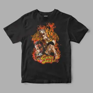 Travis Scott  Fire  Baskılı Tişört