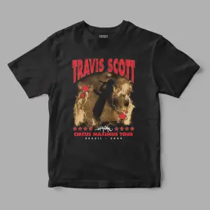 Travis Scott Retro Baskılı Tişört