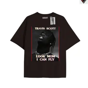 Travis Scott Siyah Oversize Unisex T-shirt