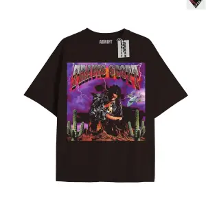 Travis Scott Siyah Oversize Unisex T-shirt