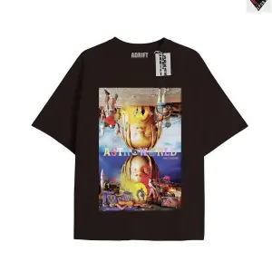 Travis Scott Siyah Oversize Unisex T-shirt